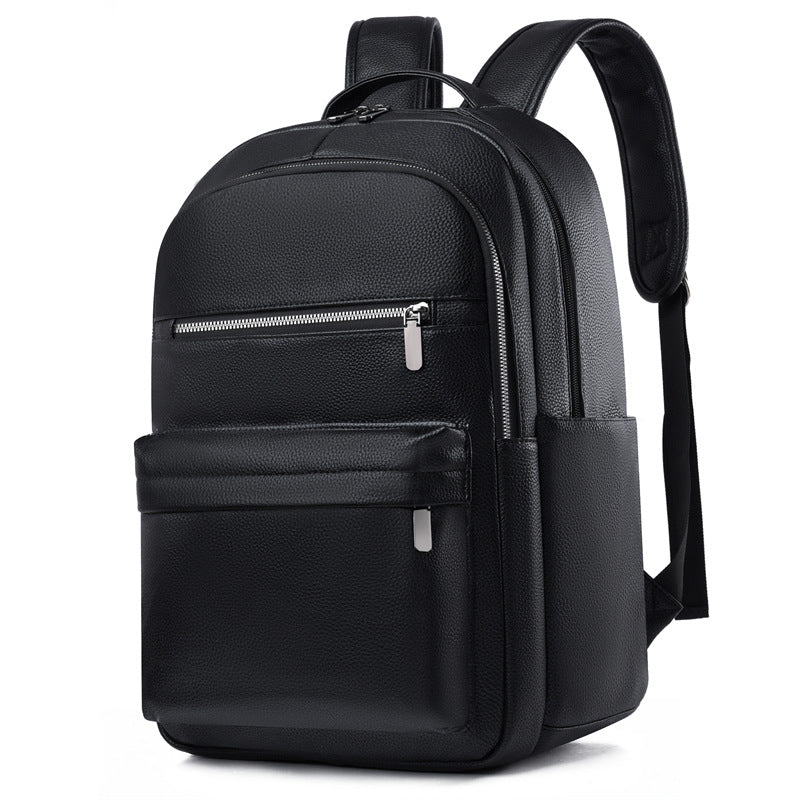 Sleek Textured Leather Backpack Cardanzo