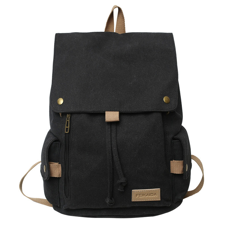 Rugged Canvas Hiking School Backpack