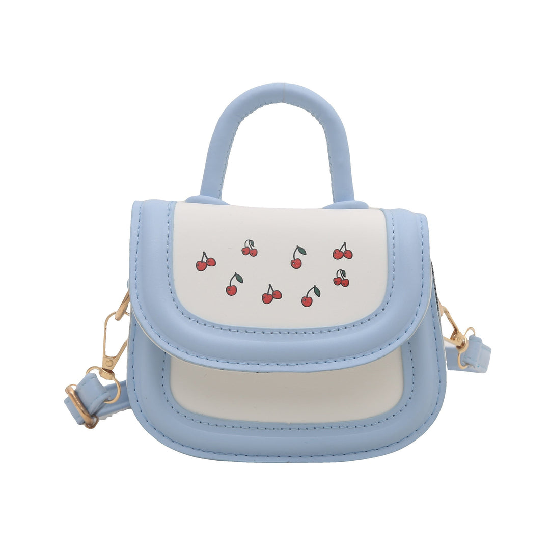 Ladies stylish mini handbag with fruity cherry motif