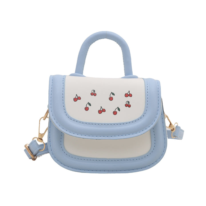 Ladies stylish mini handbag with fruity cherry motif