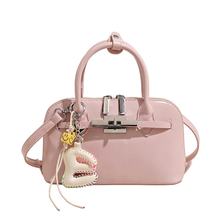 Women's Mini Handbag with Removable Pendant