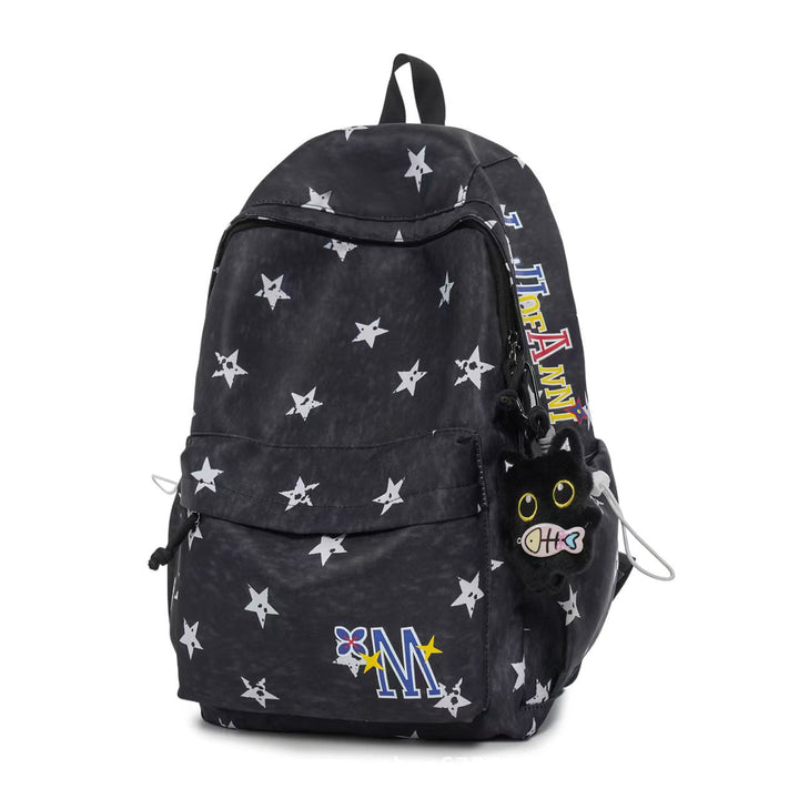 Star-Patterned Daily Use Backpack