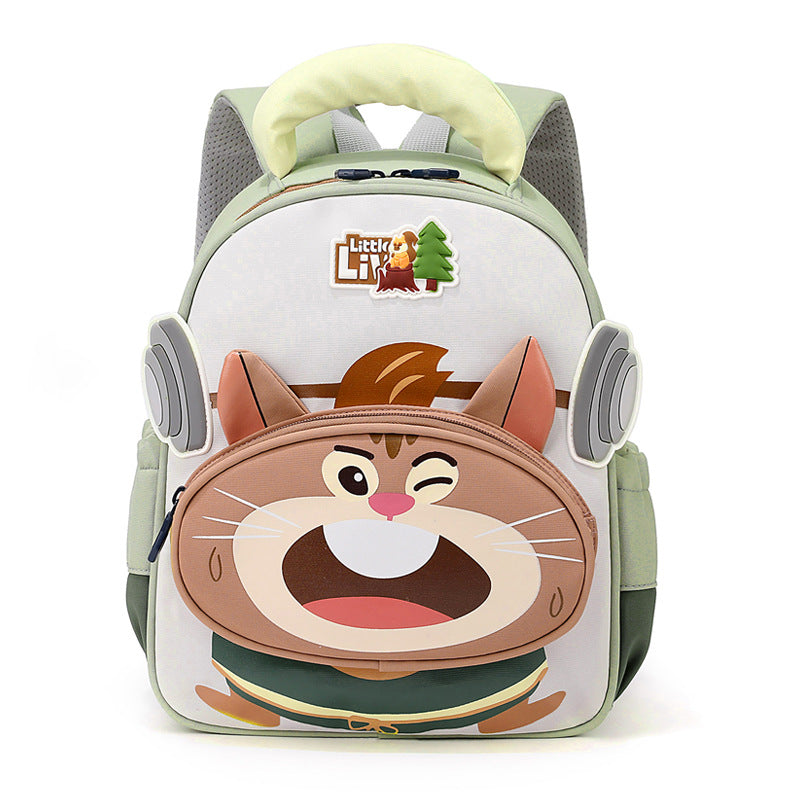 Children's Cartoon-Themed School Backpack