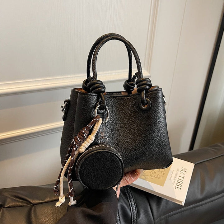 Ladies mini handbag with removable coin pouch