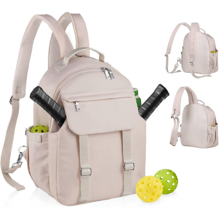 Sport backpack with special compartments for sports equipment