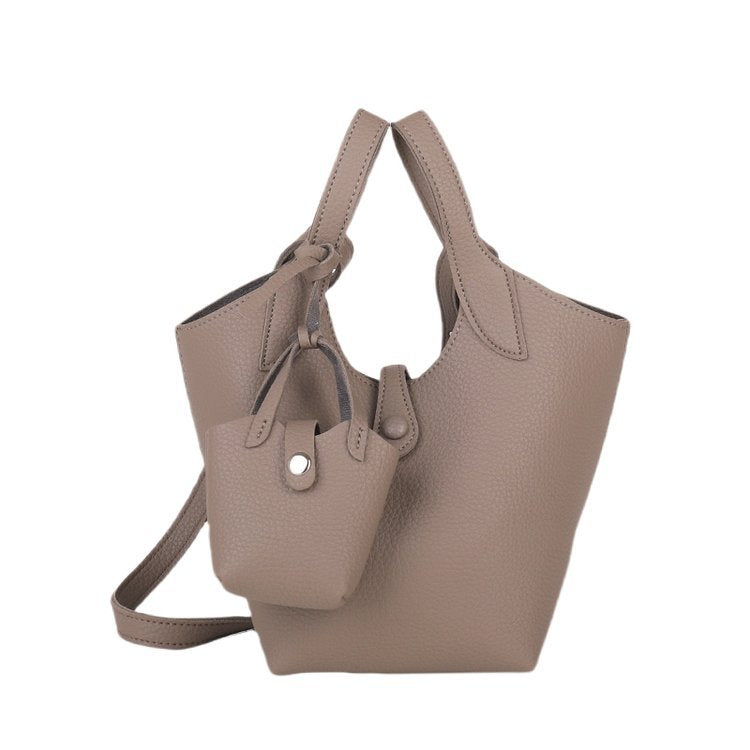 Ladies' tote bag with detachable mini organizer