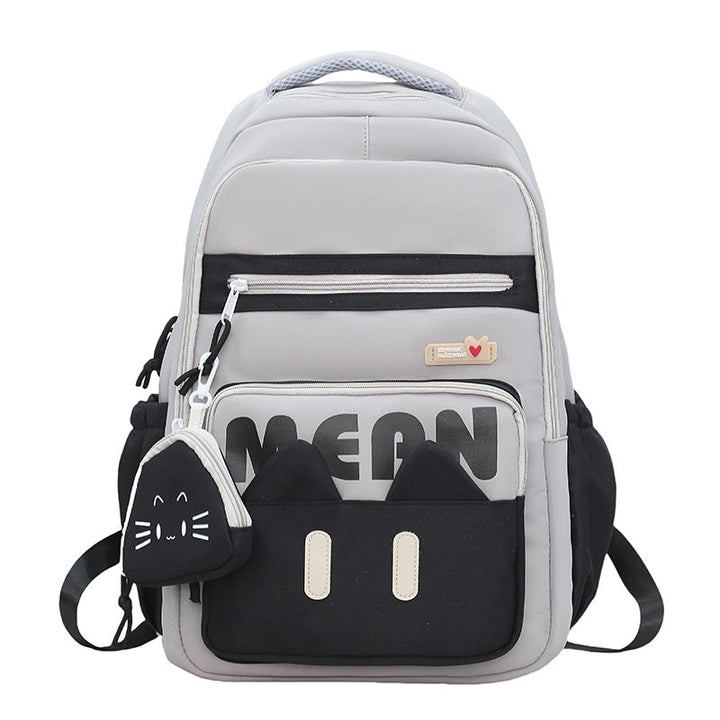 Cute Cat-Inspired School Backpack