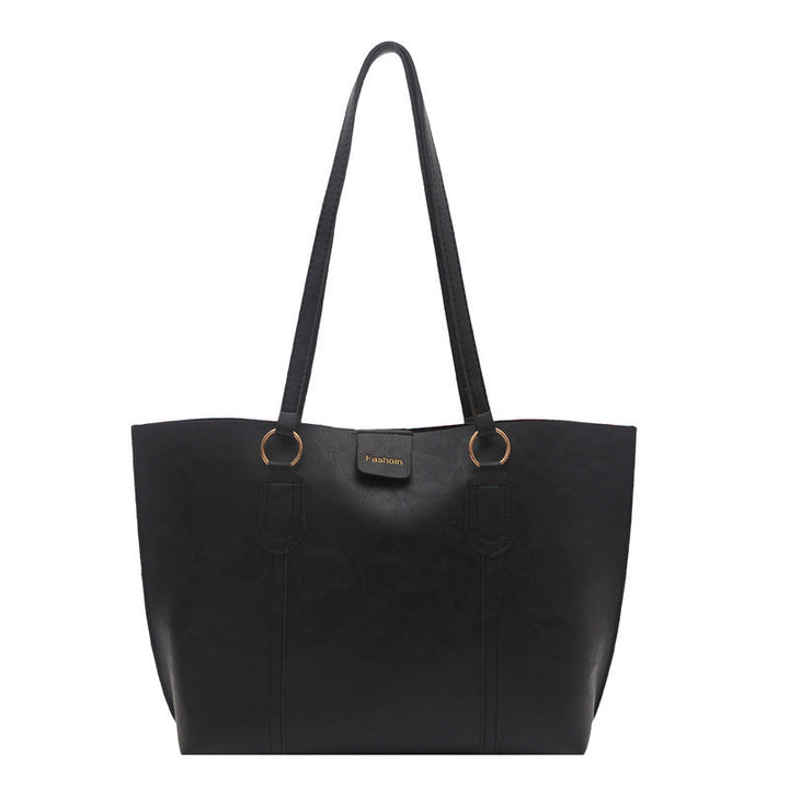 Women's elegant shopping bag with textured design