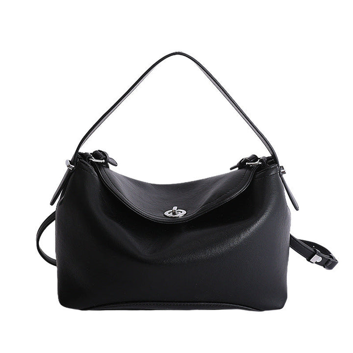 Women's handbag with flexible strap and elegant design