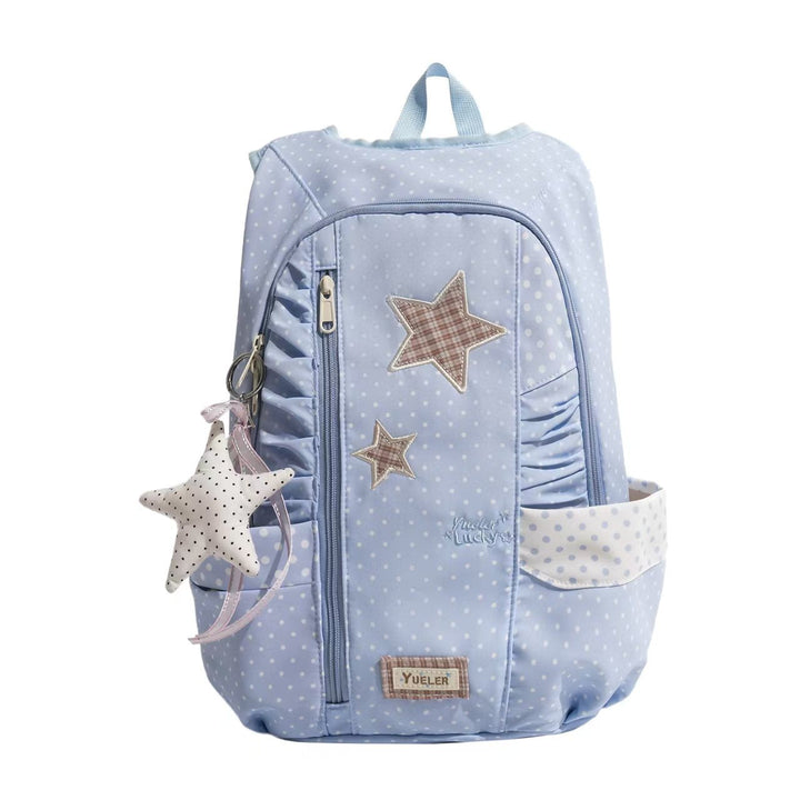 Star-Appliquéd Lightweight Backpack