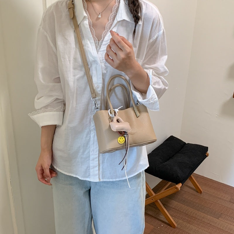 Women Mini-Handbag with fashionable drawstring