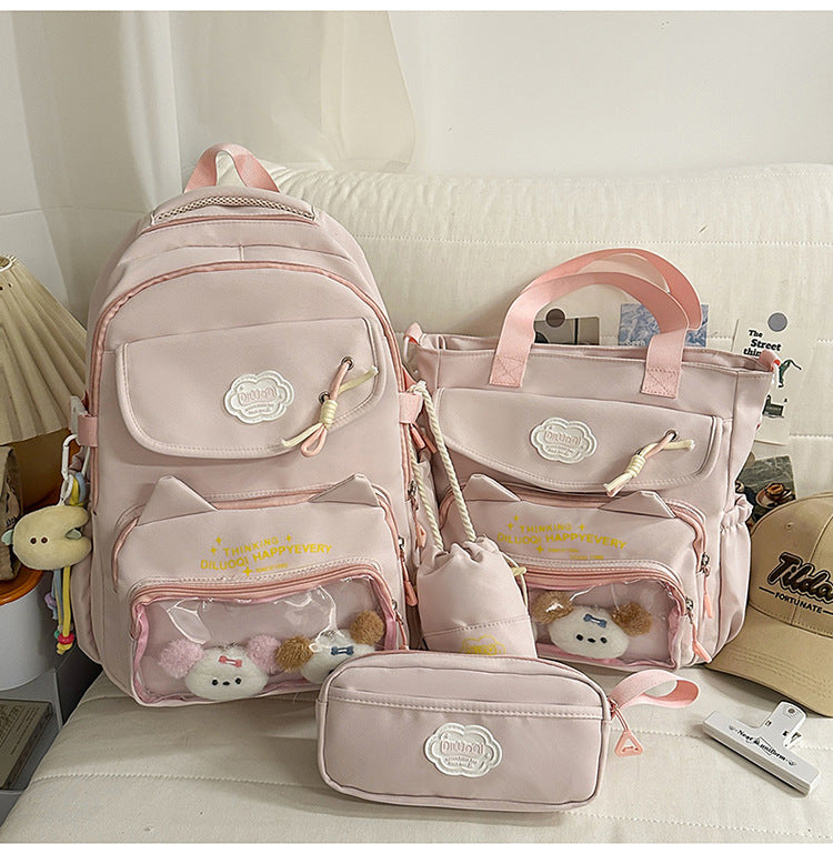 Multi-Functional School Backpack and Tote Bundle