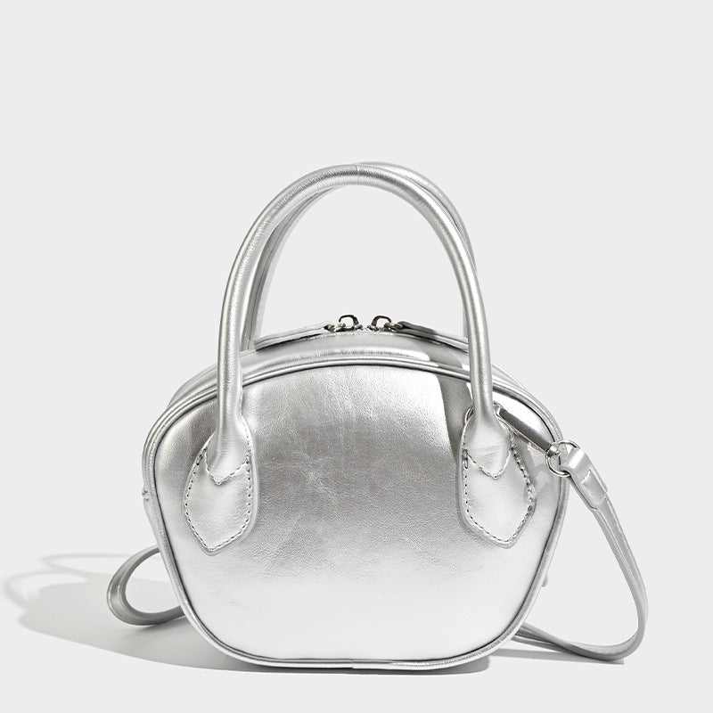 Women's Mini Handbag with Luxurious Leather Accents