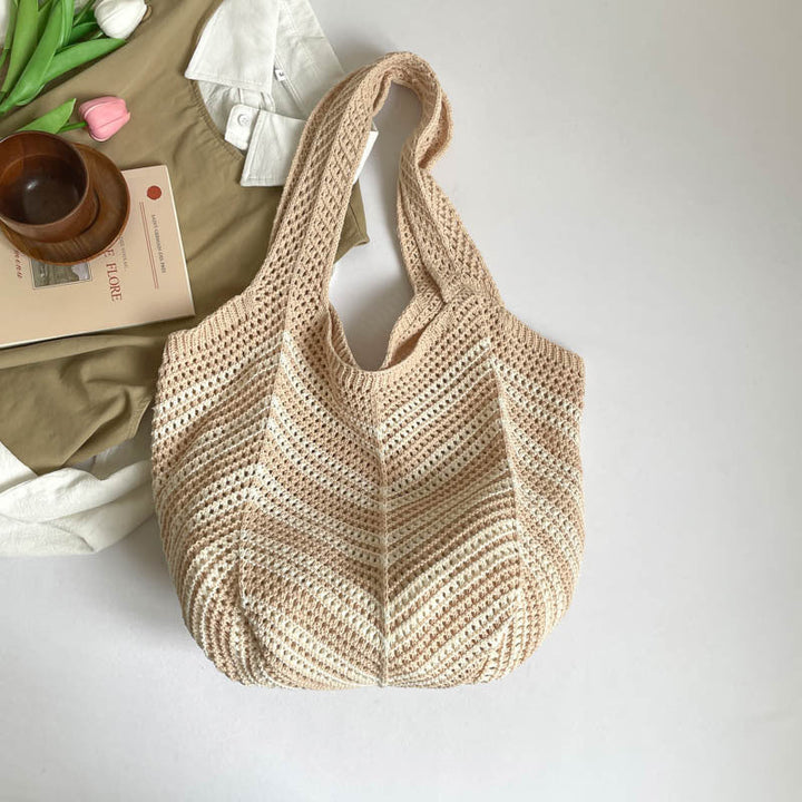 Ladies Crochet Tote Bag