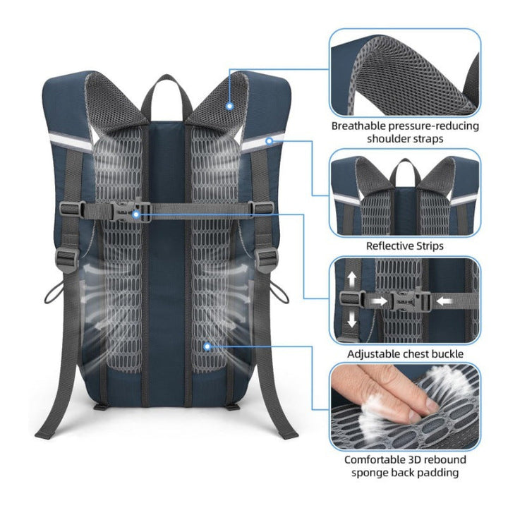 Multifunctional Backpack with Ergonomic Design and Multiple Compartments