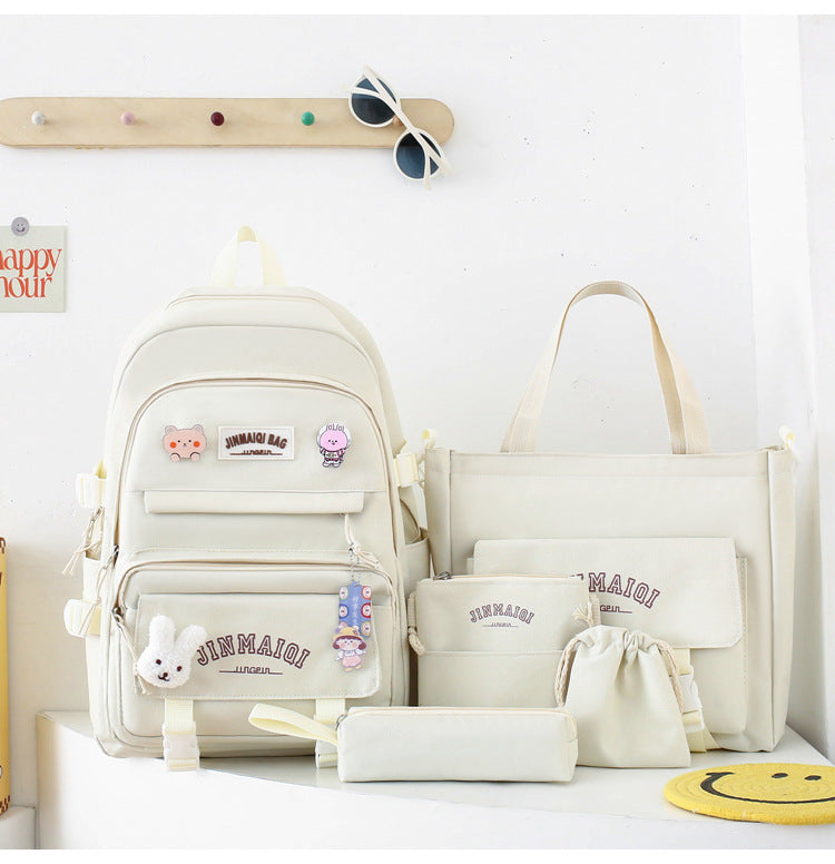Multi-Compartment School Backpack