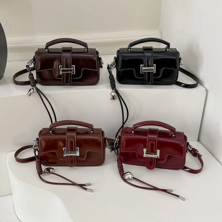 Women's handbag made of high-quality faux leather with detachable shoulder strap
