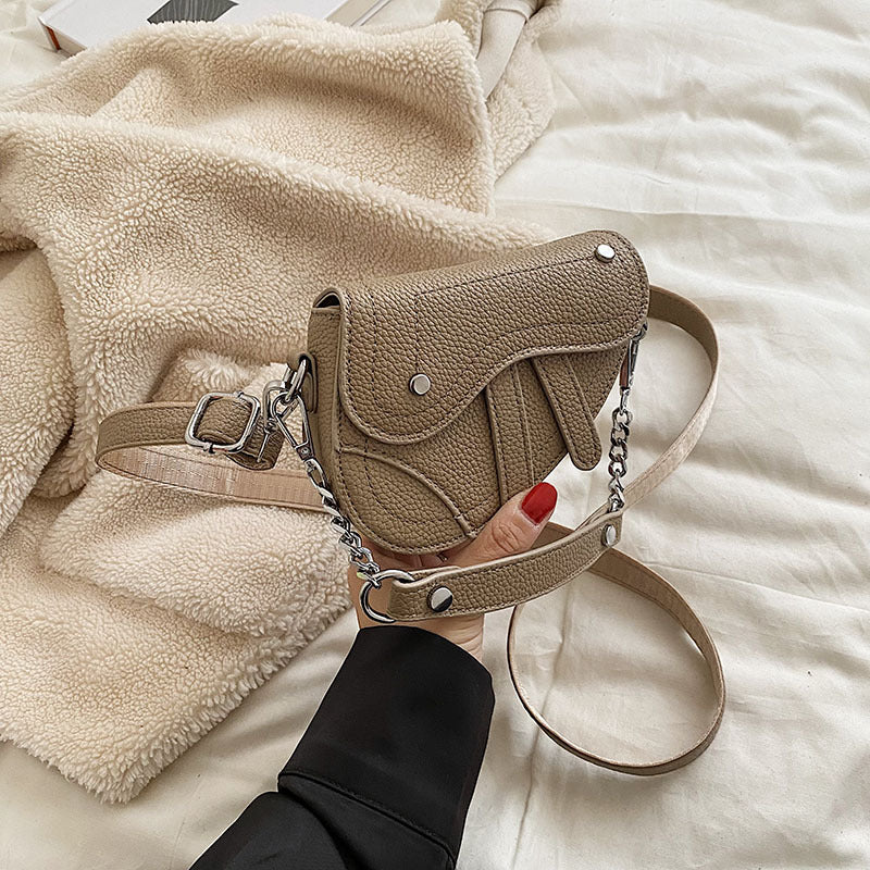 Women's mini handbag in modern, structured design
