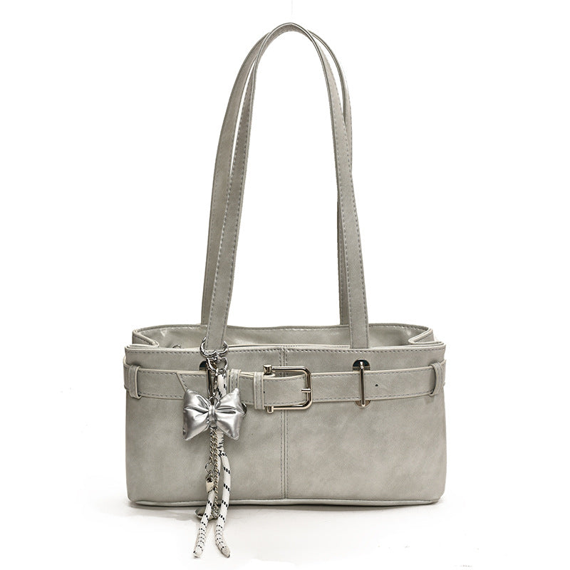 Women's mini handbag with removable charm