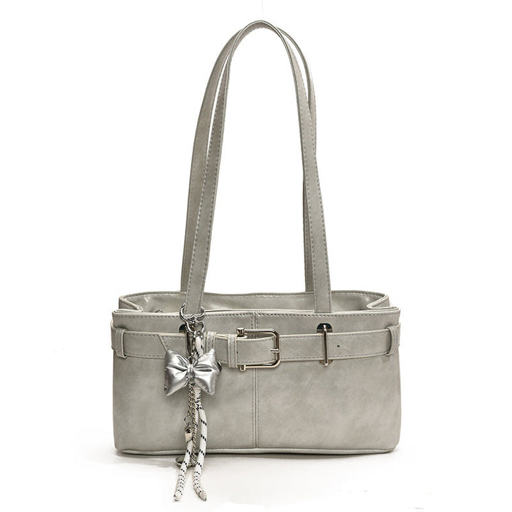 Women's mini handbag with removable charm