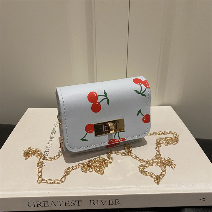 Ladies Mini Clutch with fruity cherry design