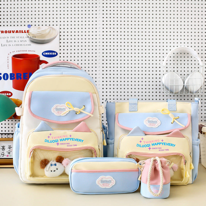 Multi-Functional 5-Piece School Backpack Organizer Set
