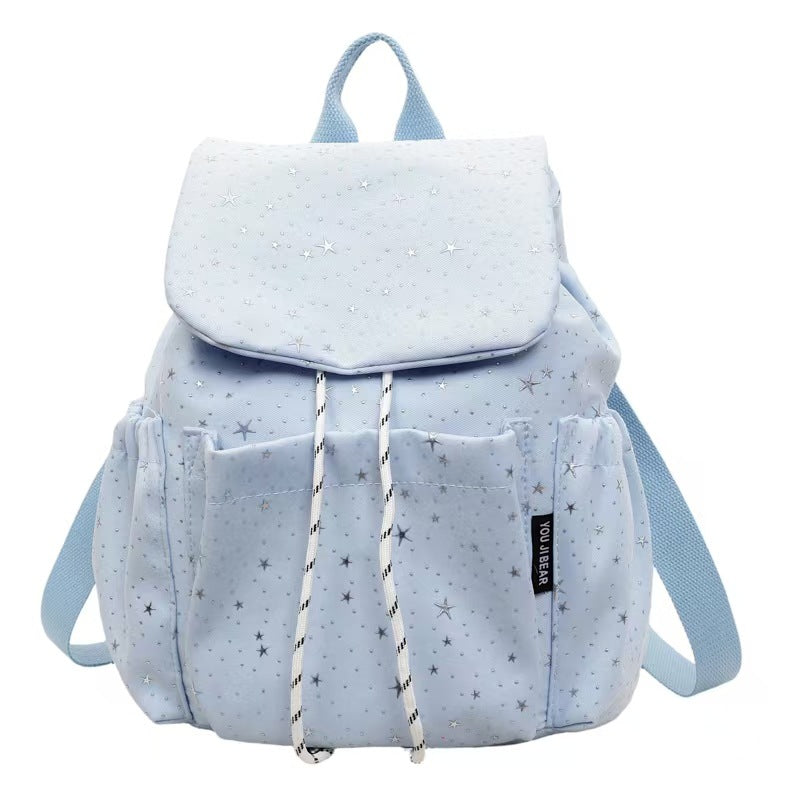 Starry Print Casual Backpack