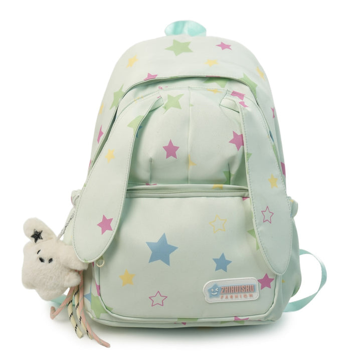 Cute Animal Ears Star Print School Backpack