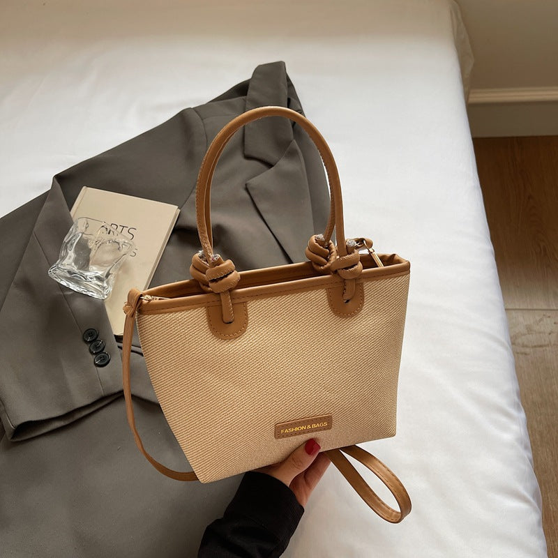 Women practical tote bag with stylish handles