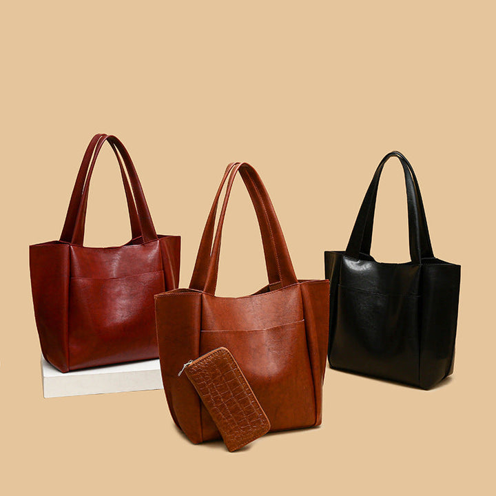 Women's Tote Bag with multifunctional interior layout