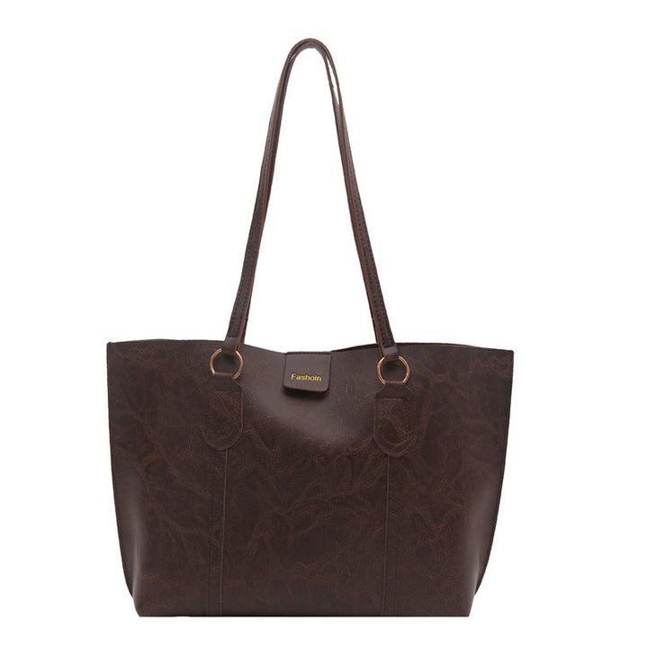Women's elegant shopping bag with textured design