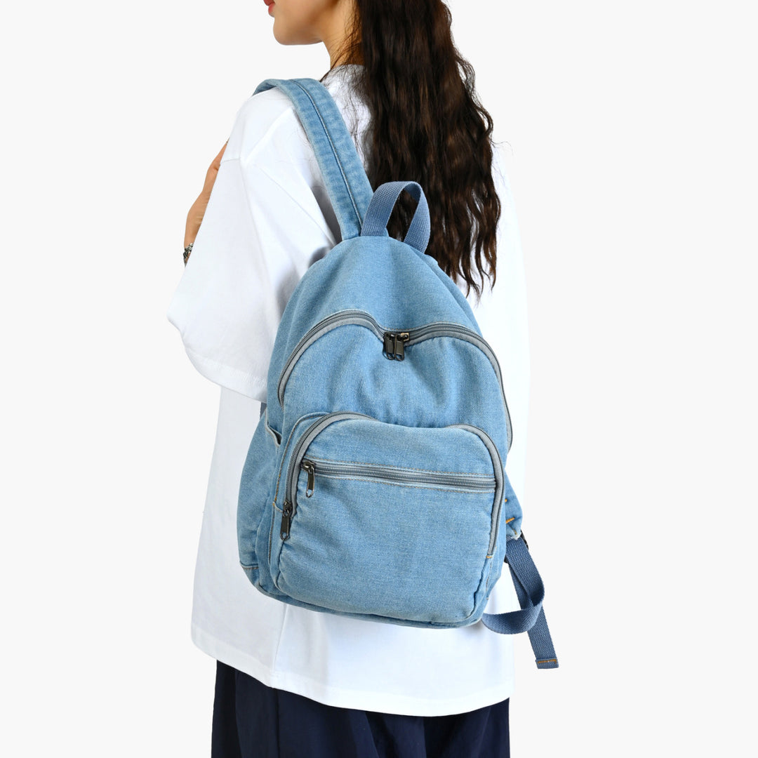 Casual Denim Backpack