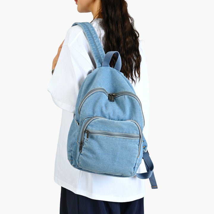 Casual Denim Backpack