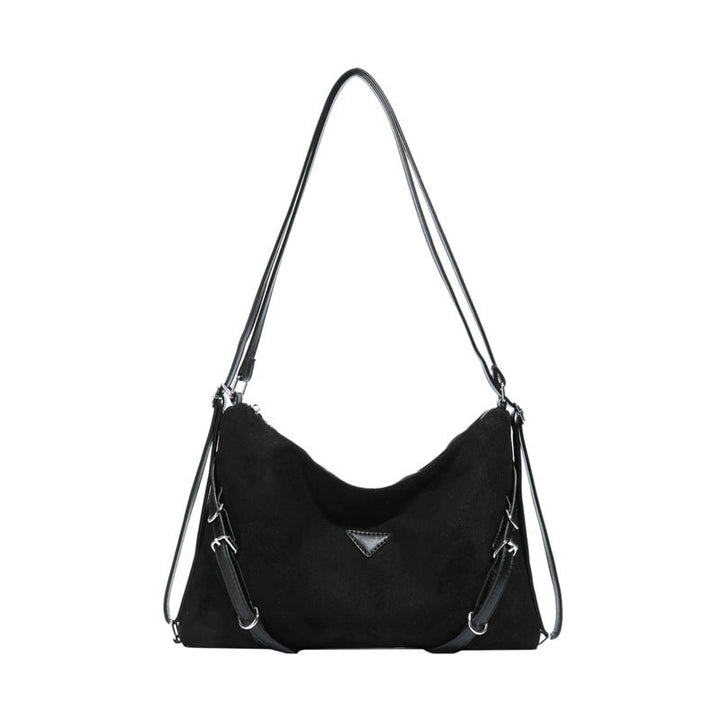 Women's shoulder bag with removable shoulder strap and modern design