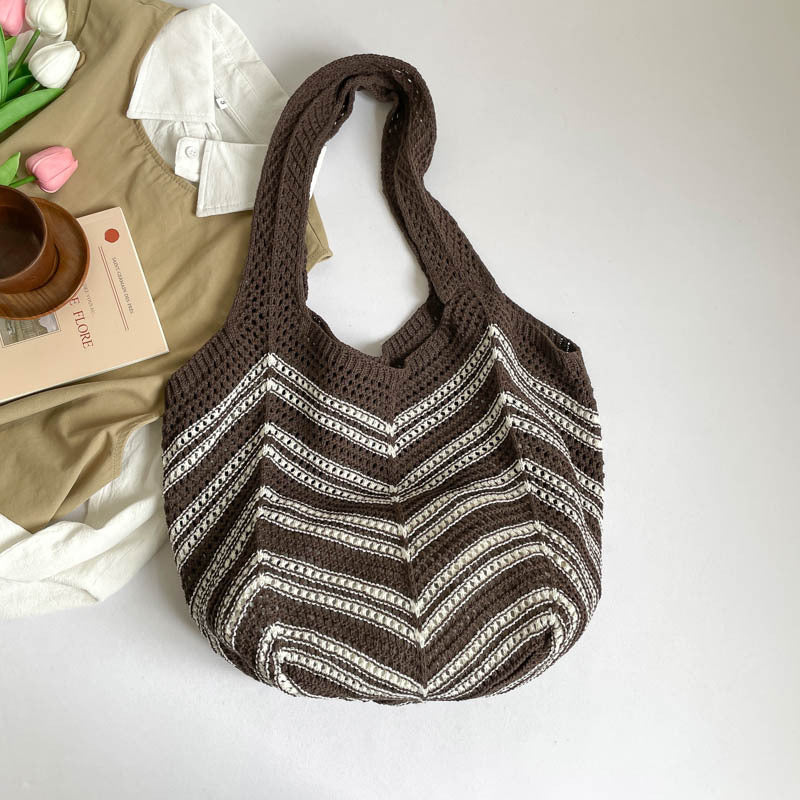Ladies Crochet Tote Bag