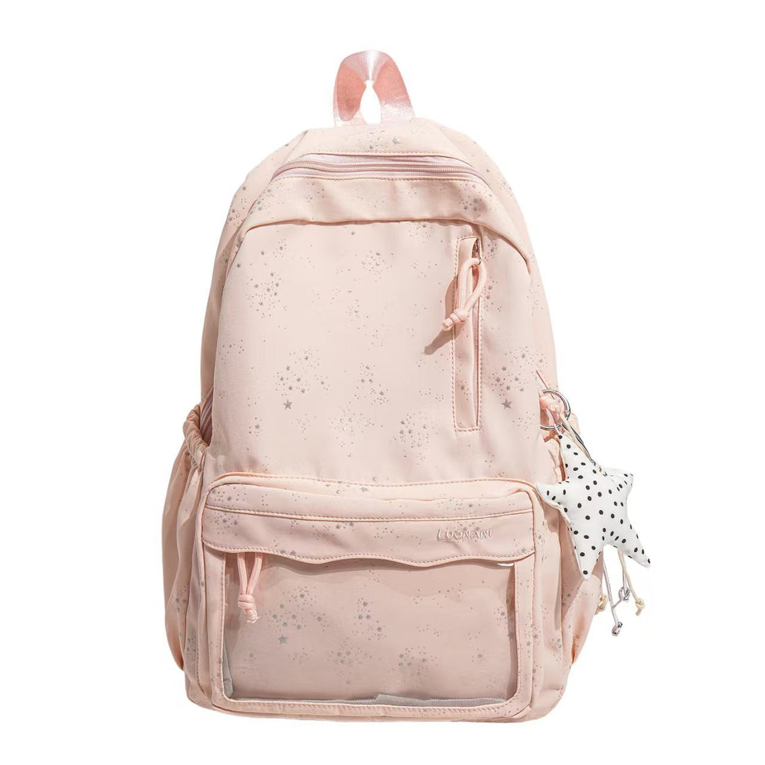 Star-Embellished Lightweight Backpack