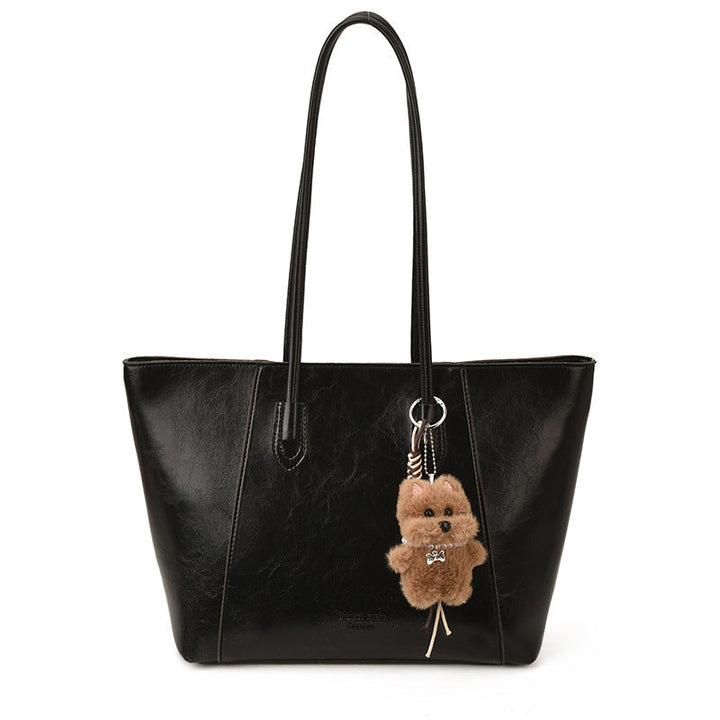Women’s tote bag with high-quality faux leather and practical interior
