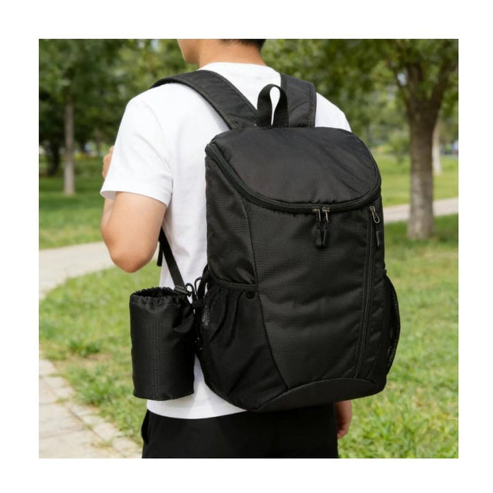 Sport Backpack with Foldable Drink Holder and Lightweight, Breathable Design