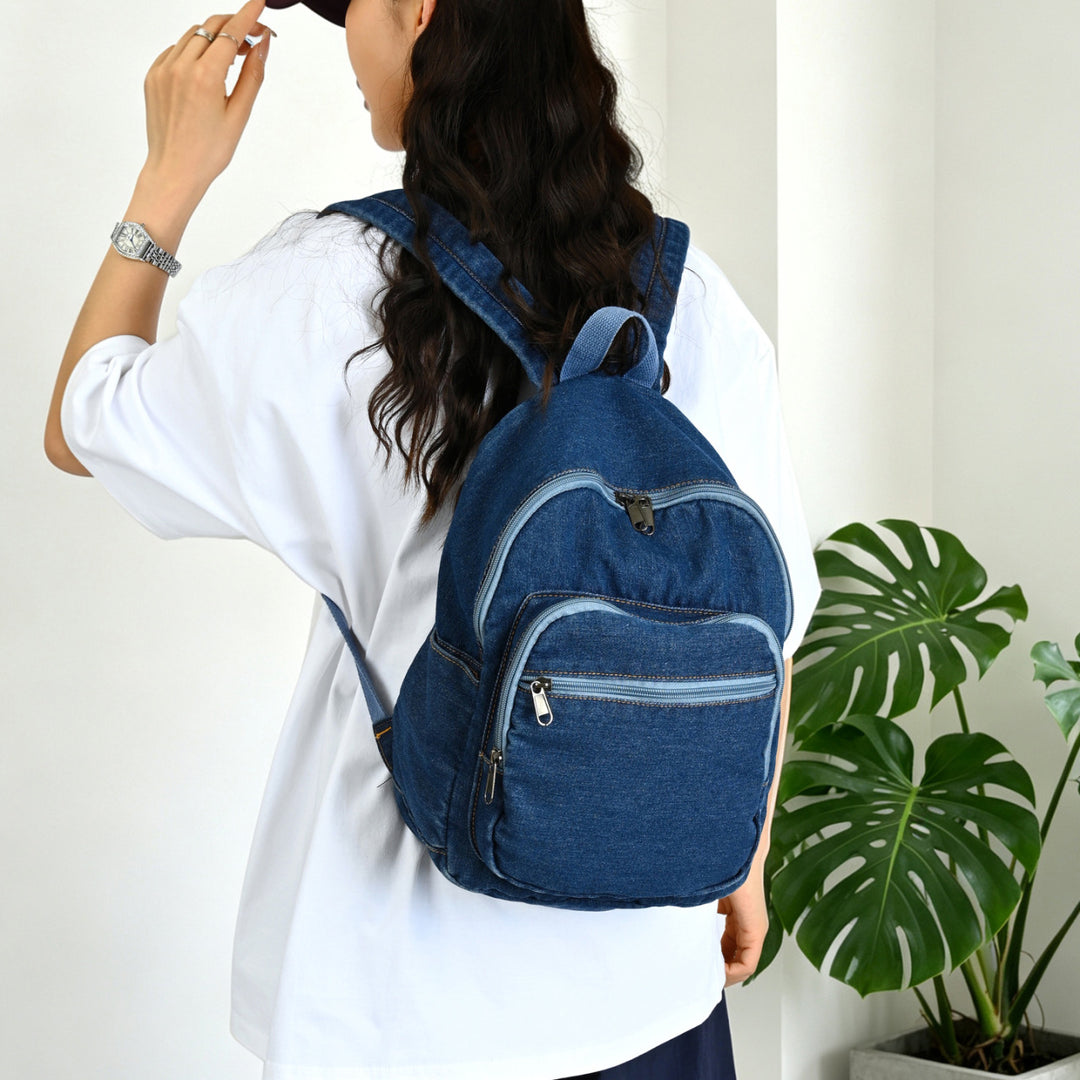 Casual Denim Backpack