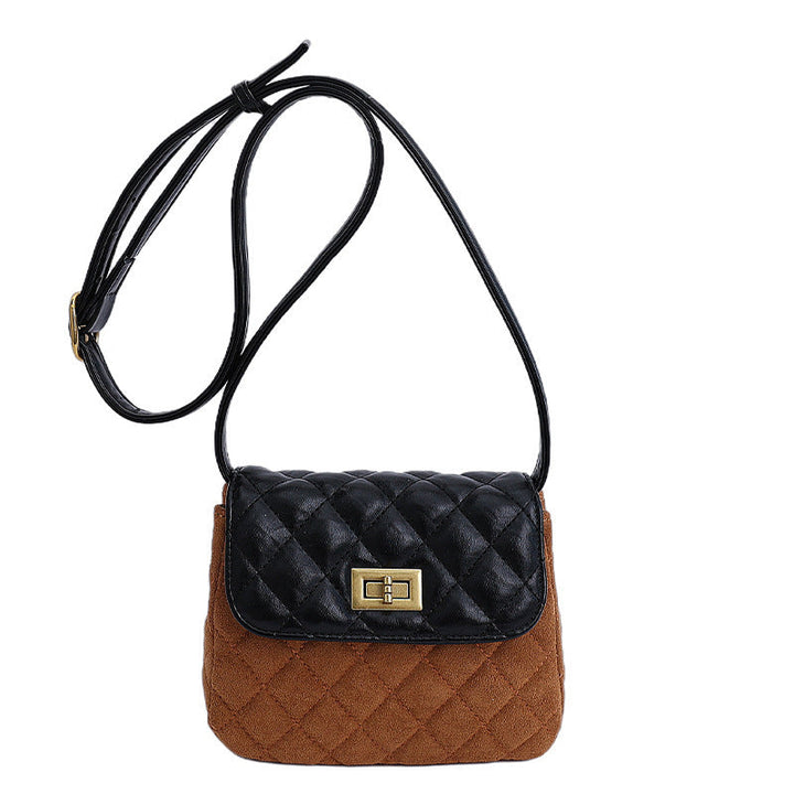 Women elegant shoulder bag with matte finish and textured design