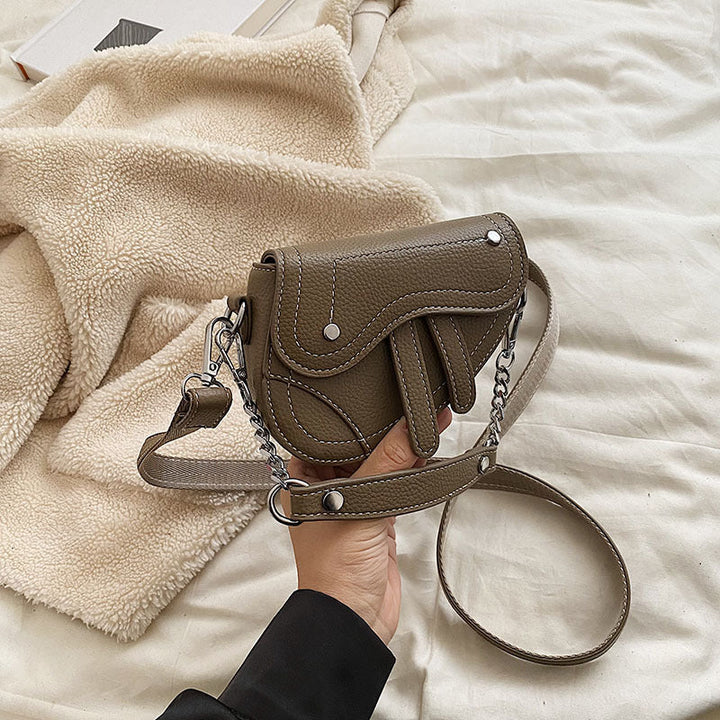 Women's mini handbag in modern, structured design