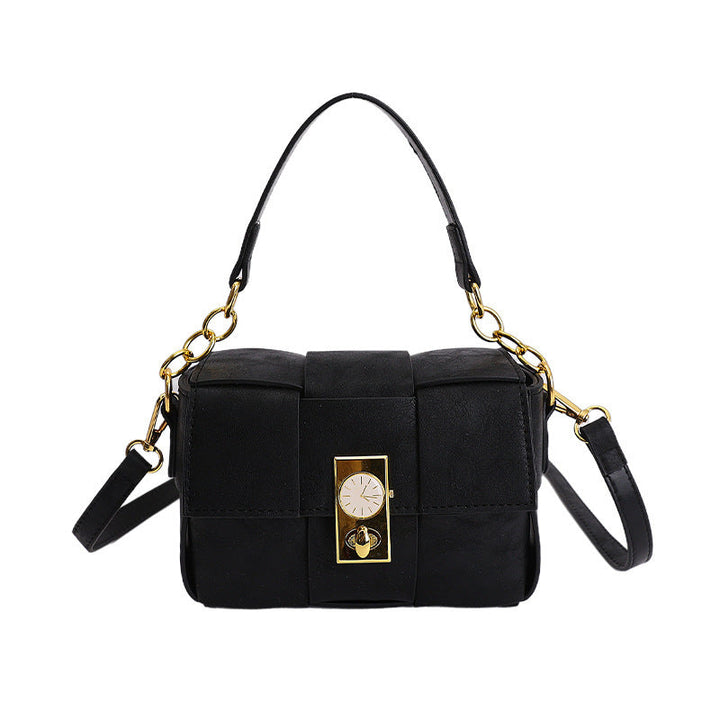 Women's shoulder bag with removable pendant
