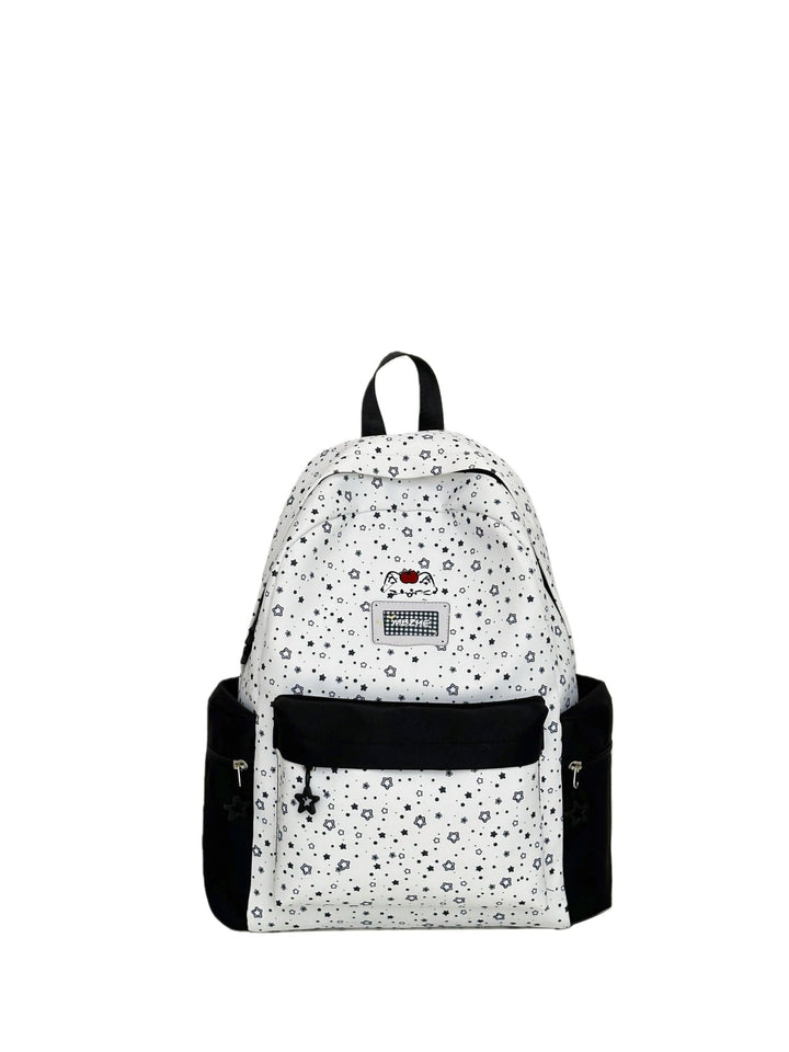 Starry Patterned School Backpack