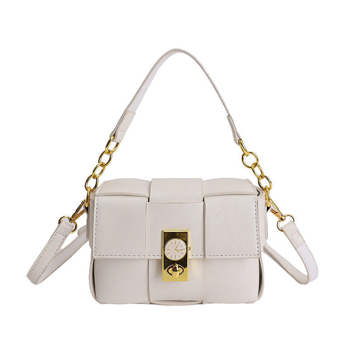 Women's shoulder bag with removable pendant
