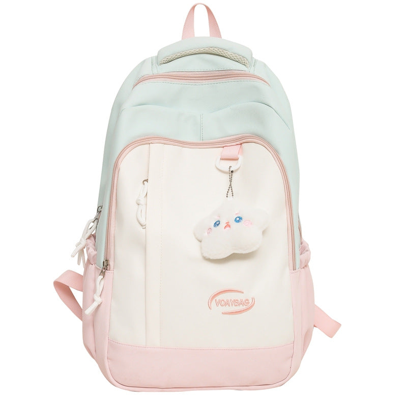 Trendy Multi-Pocket School Backpack