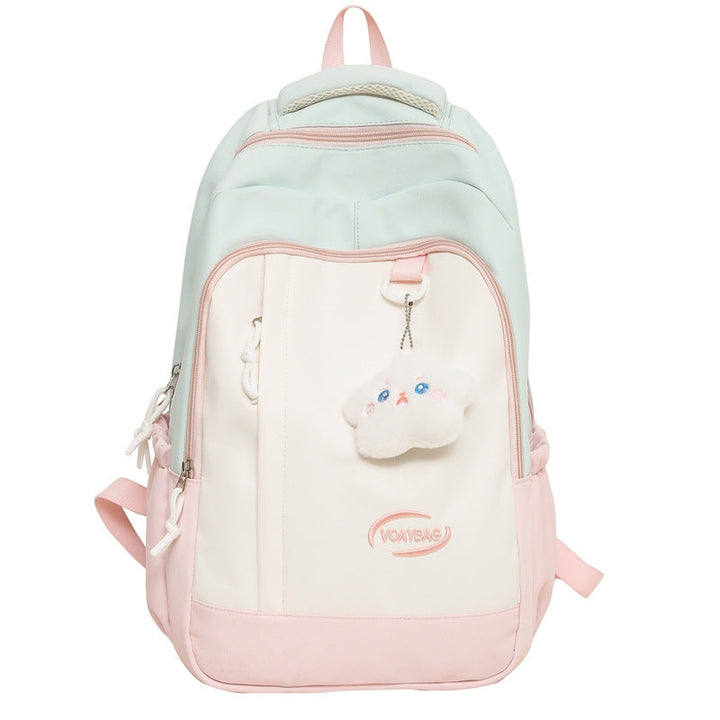 Trendy Multi-Pocket School Backpack