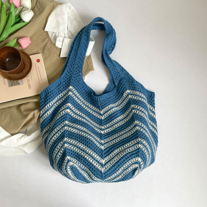Ladies Crochet Tote Bag