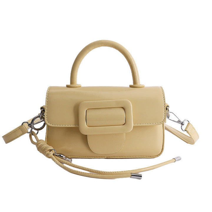Ladies Mini Handbag with decorative snap closure