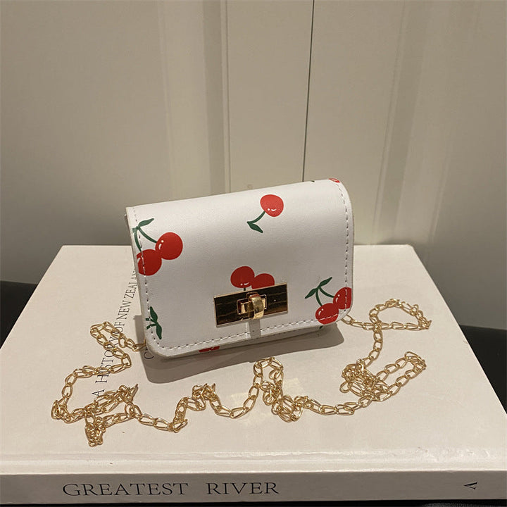 Ladies Mini Clutch with fruity cherry design