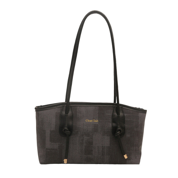 Ladies elegant tote bag with textured material